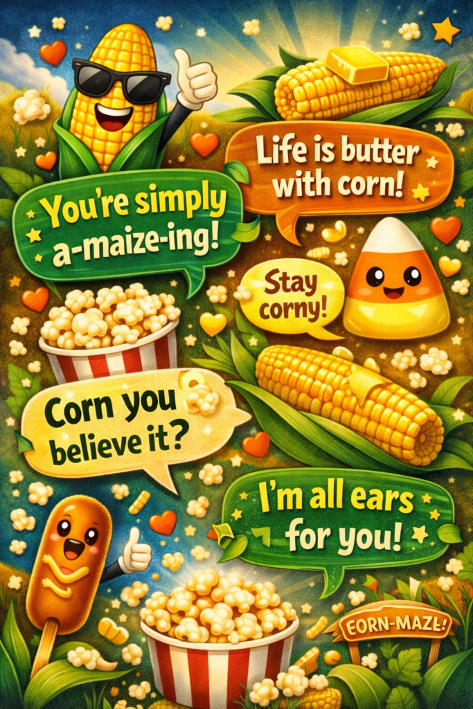 Short Corn Puns One-Liners