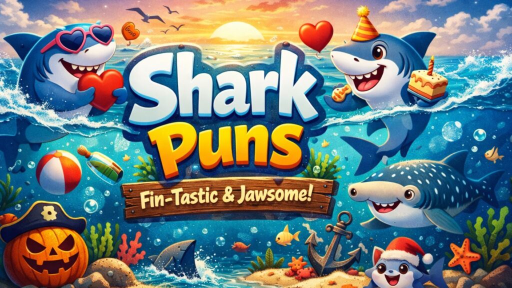 Funny Shark Puns That Are Totally Jaw-Some