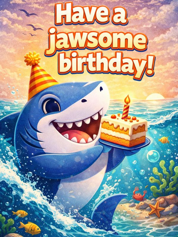 Shark Birthday Puns That Make Parties Jaw-Dropping