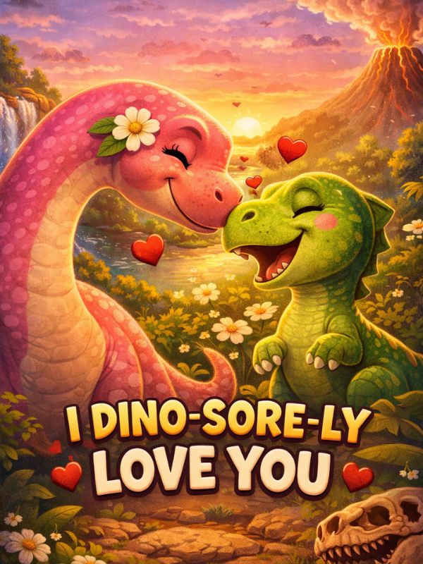 Dinosaur Valentine Puns