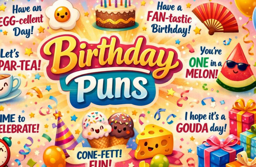 birthday puns card style image