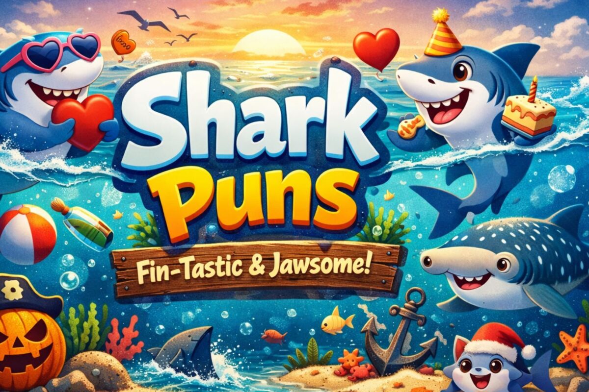 Funny Shark Puns That Are Totally Jaw-Some