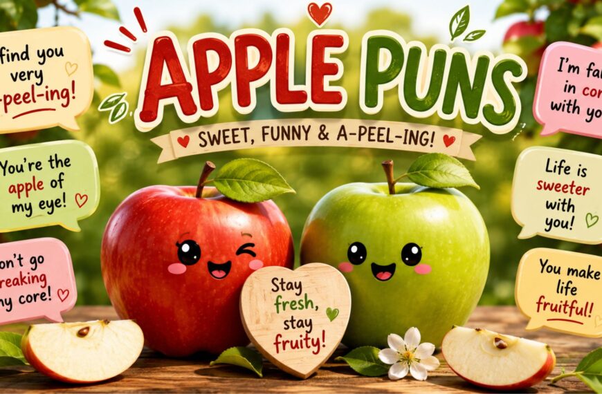 Apple Puns That Are Funny, Cute & Surprisingly A-Peel-ing
