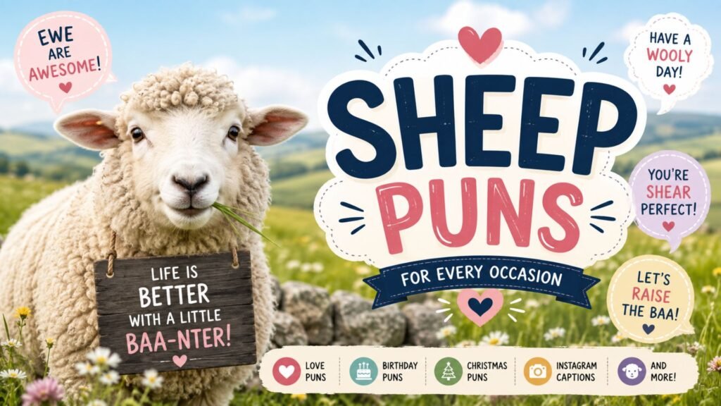 Funny Sheep Puns​