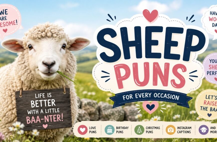 Funny Sheep Puns​