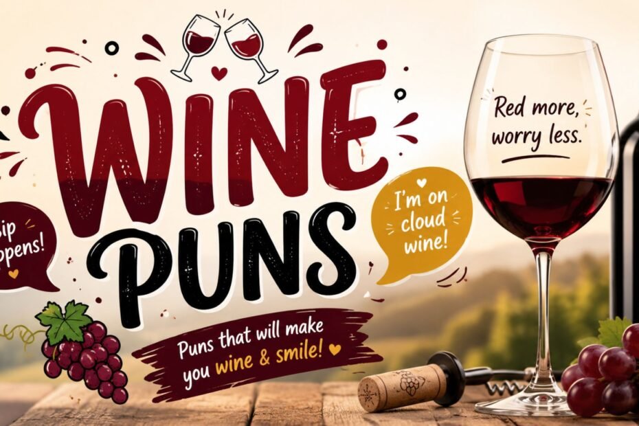 200+ Wine Puns That Are Grape for Any Occasion